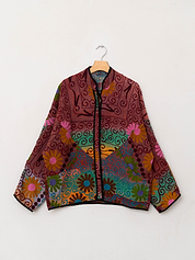 The Ladhiya Suzani Quilted Kantha Jacket