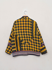 The Ladhiya Quilted Patchwork Kantha Jacket