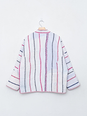 The Ladhiya Quilted Patchwork Kantha Jacket