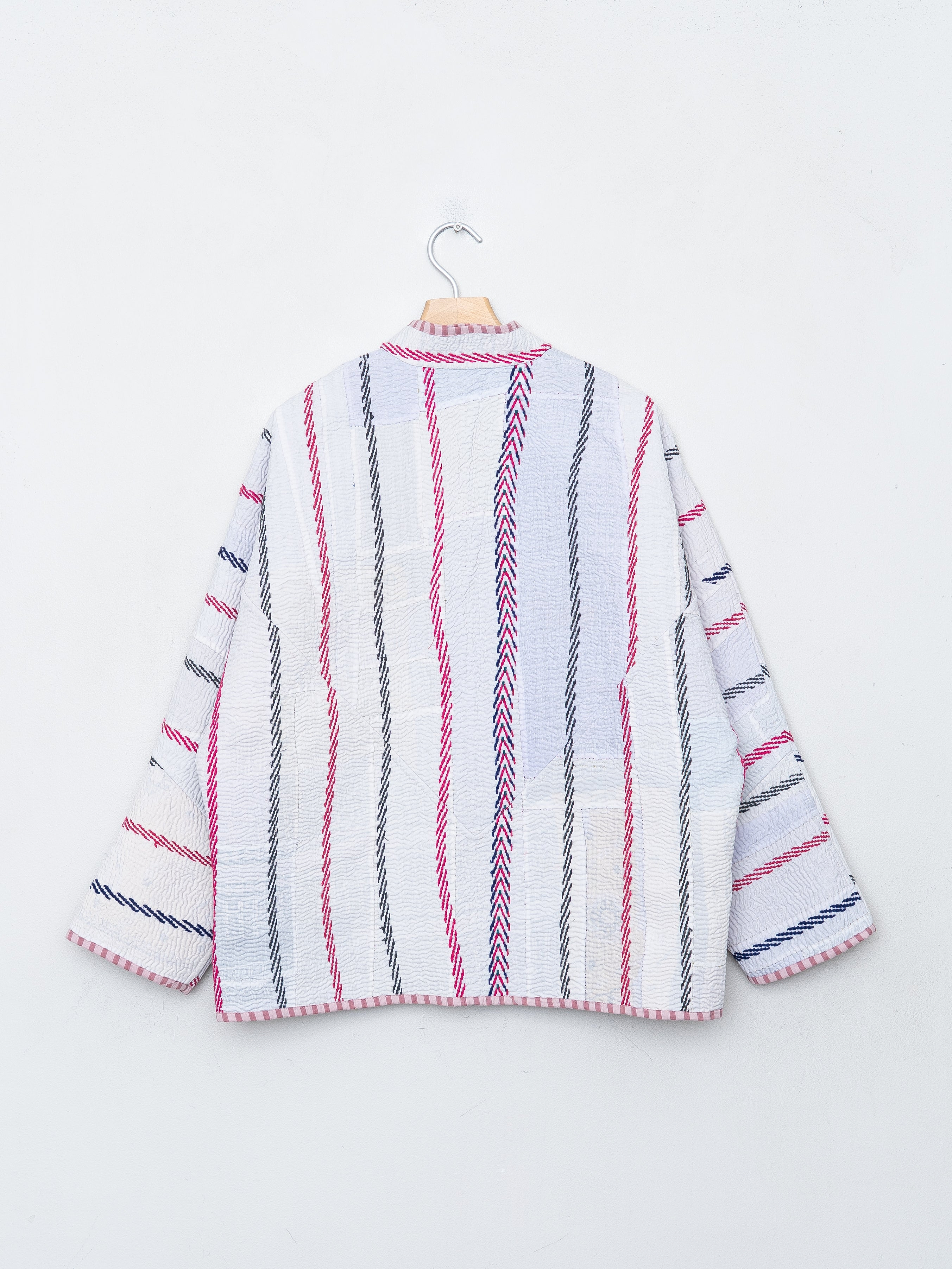 The Ladhiya Quilted Patchwork Kantha Jacket