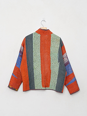 The Ladhiya Petite Quilted Patchwork Kantha Jacket