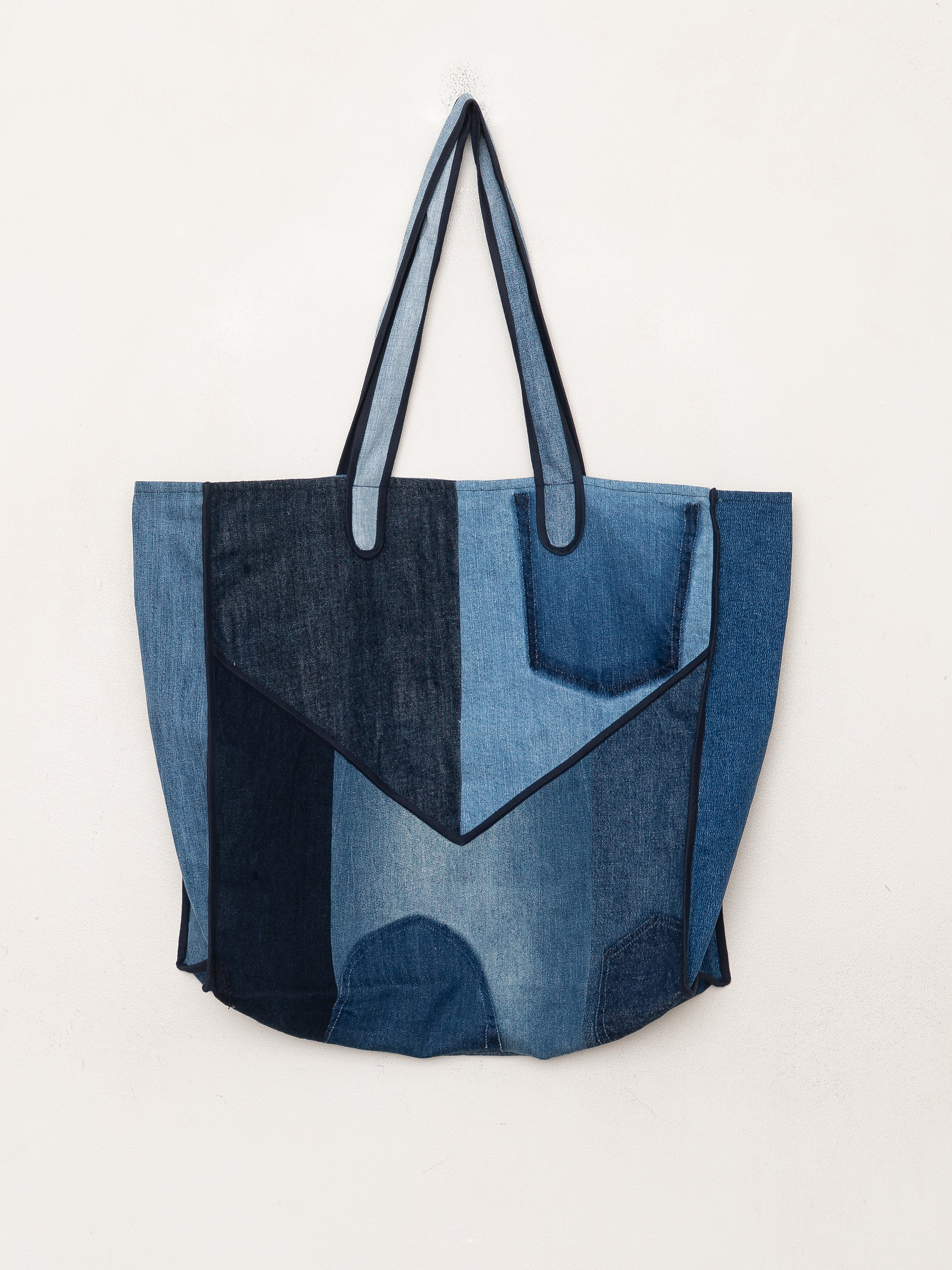 The Pasha Carryall Denim Tote Bag
