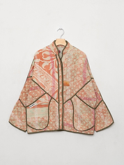 The Ladhiya Quilted Patchwork Kantha Jacket