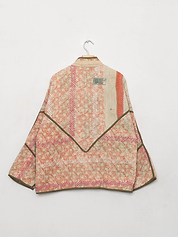 The Ladhiya Quilted Patchwork Kantha Jacket