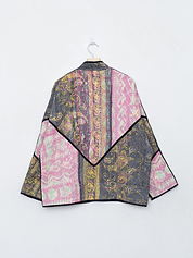 The Ladhiya Quilted Patchwork Kantha Jacket