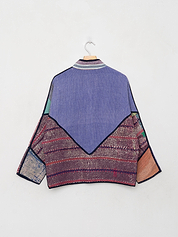 The Ladhiya Petite Quilted Patchwork Kantha Jacket