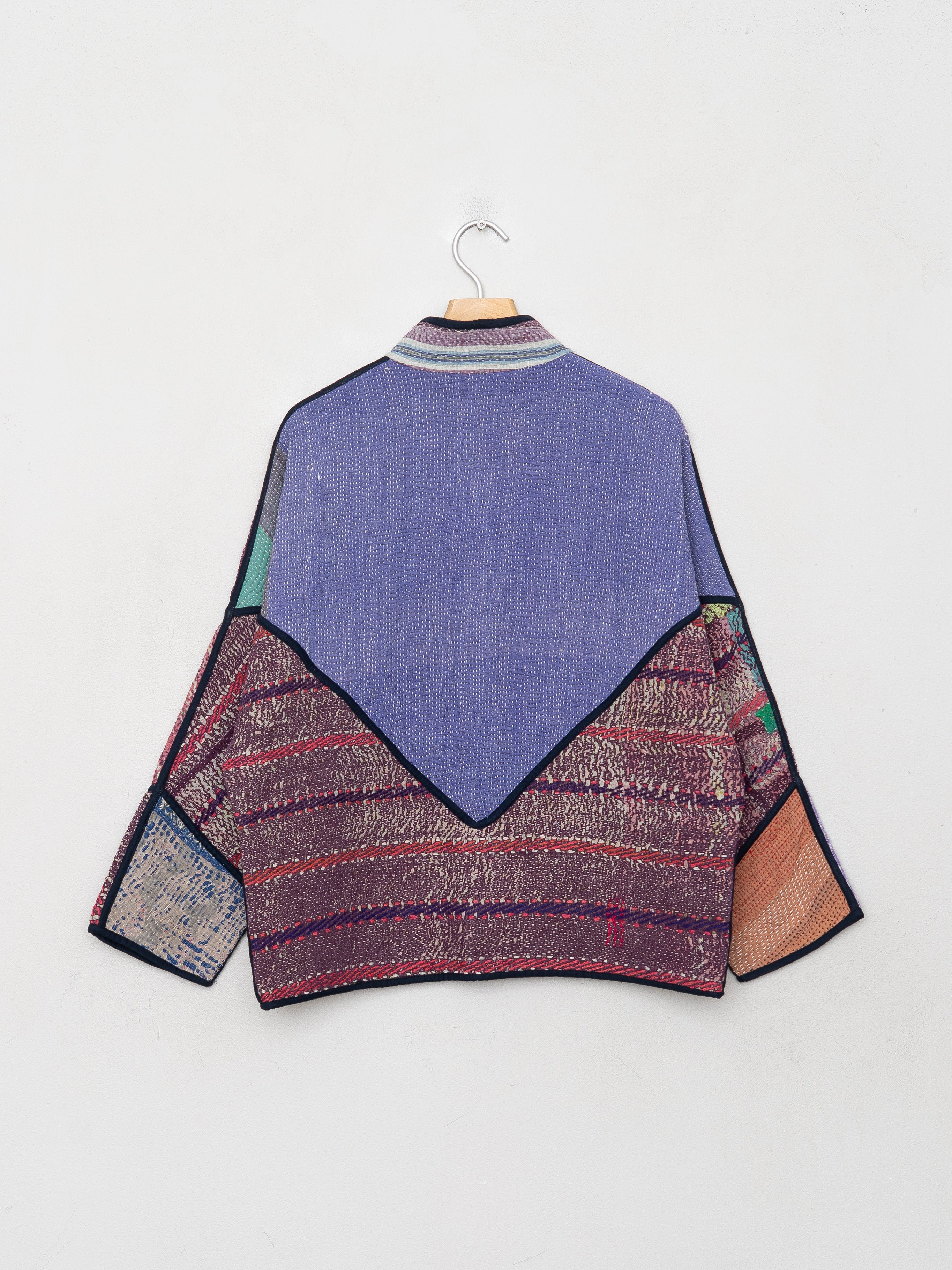 The Ladhiya Petite Quilted Patchwork Kantha Jacket