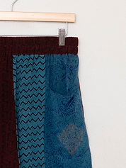 The Nayan Pant - Medium - Upcycled Silk