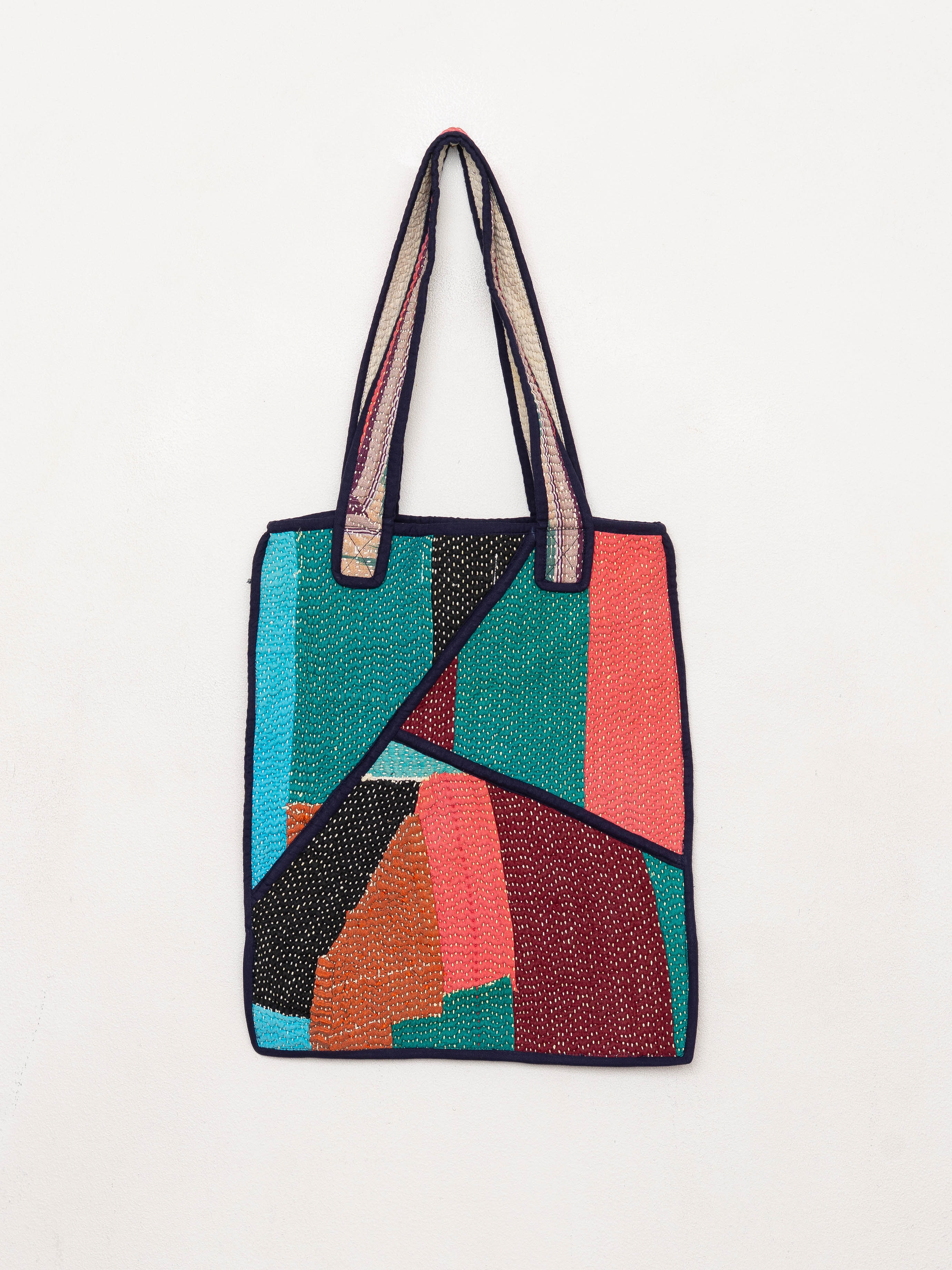 The Tarun Quilted Kantha Bag