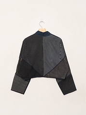 The Kaira Cropped Denim Jacket - Small