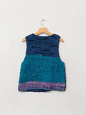 The Vishnu Knitted Vest - Small - Recycled Silk