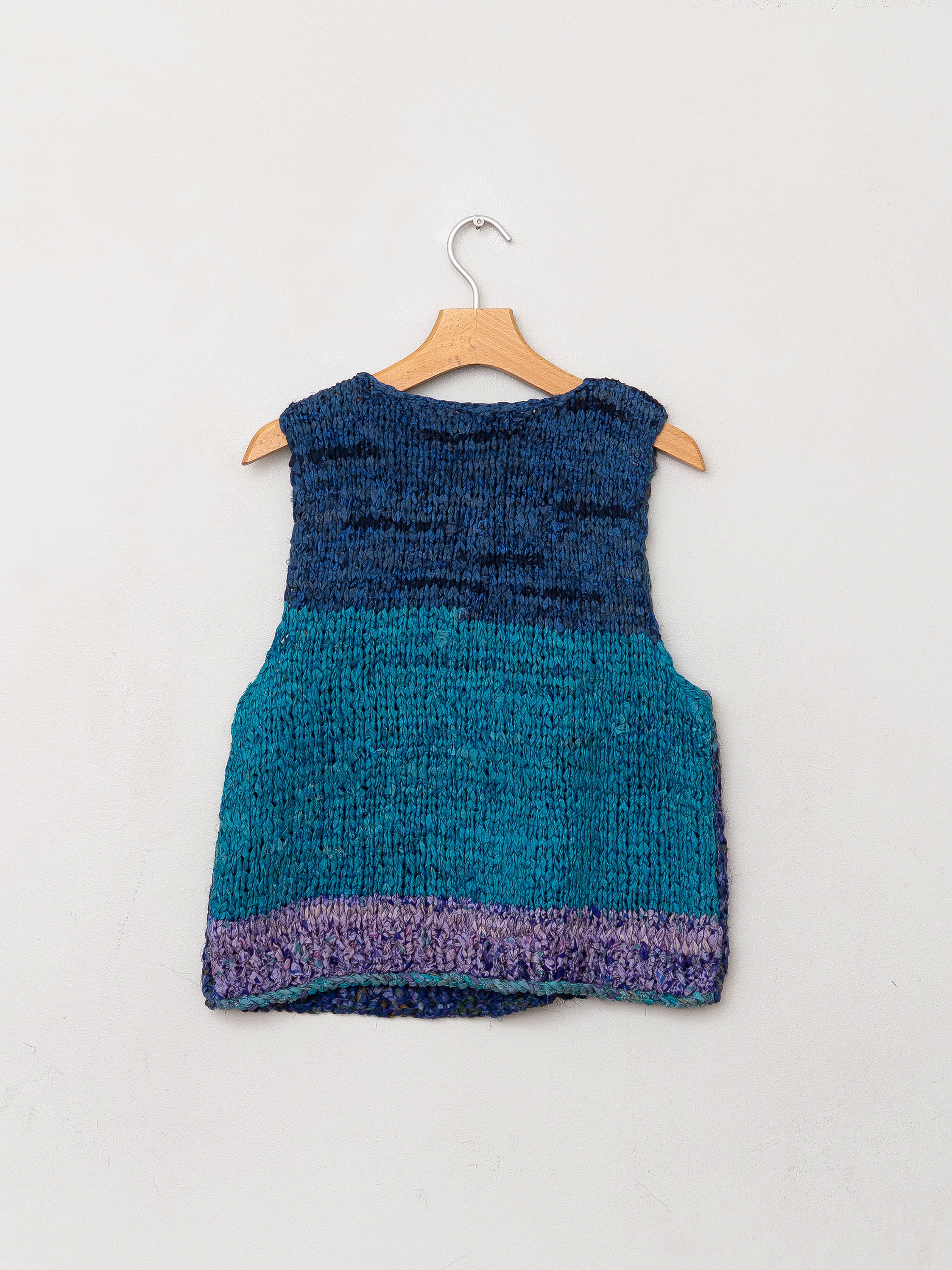The Vishnu Knitted Vest - Small - Recycled Silk
