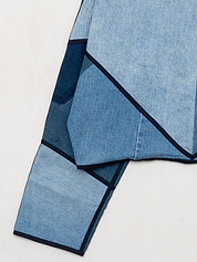 The Kaira Cropped Denim Jacket - Small