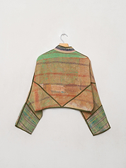 The Kaira Cropped Quilted Patchwork Kantha Jacket Wholesale