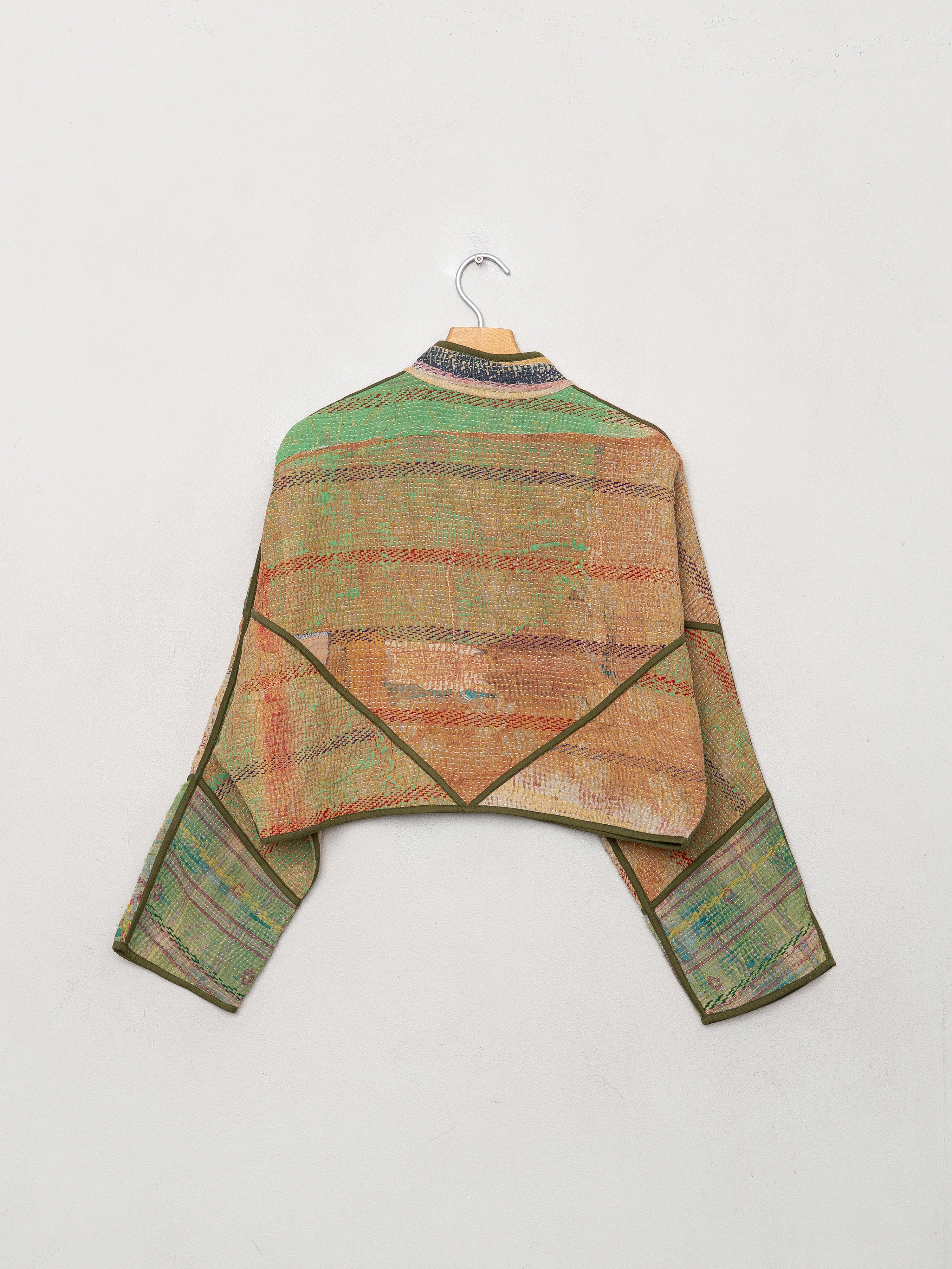 The Kaira Cropped Quilted Patchwork Kantha Jacket Wholesale