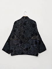 The Ladhiya Quilted Suzani Kantha Jacket