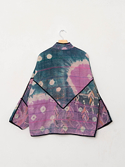 The Ladhiya Quilted Patchwork Kantha Jacket