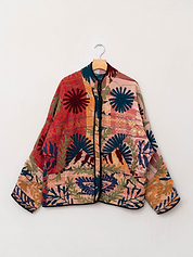 The Ladhiya Suzani Quilted Kantha Jacket