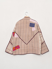 The Ladhiya Quilted Patchwork Kantha Jacket