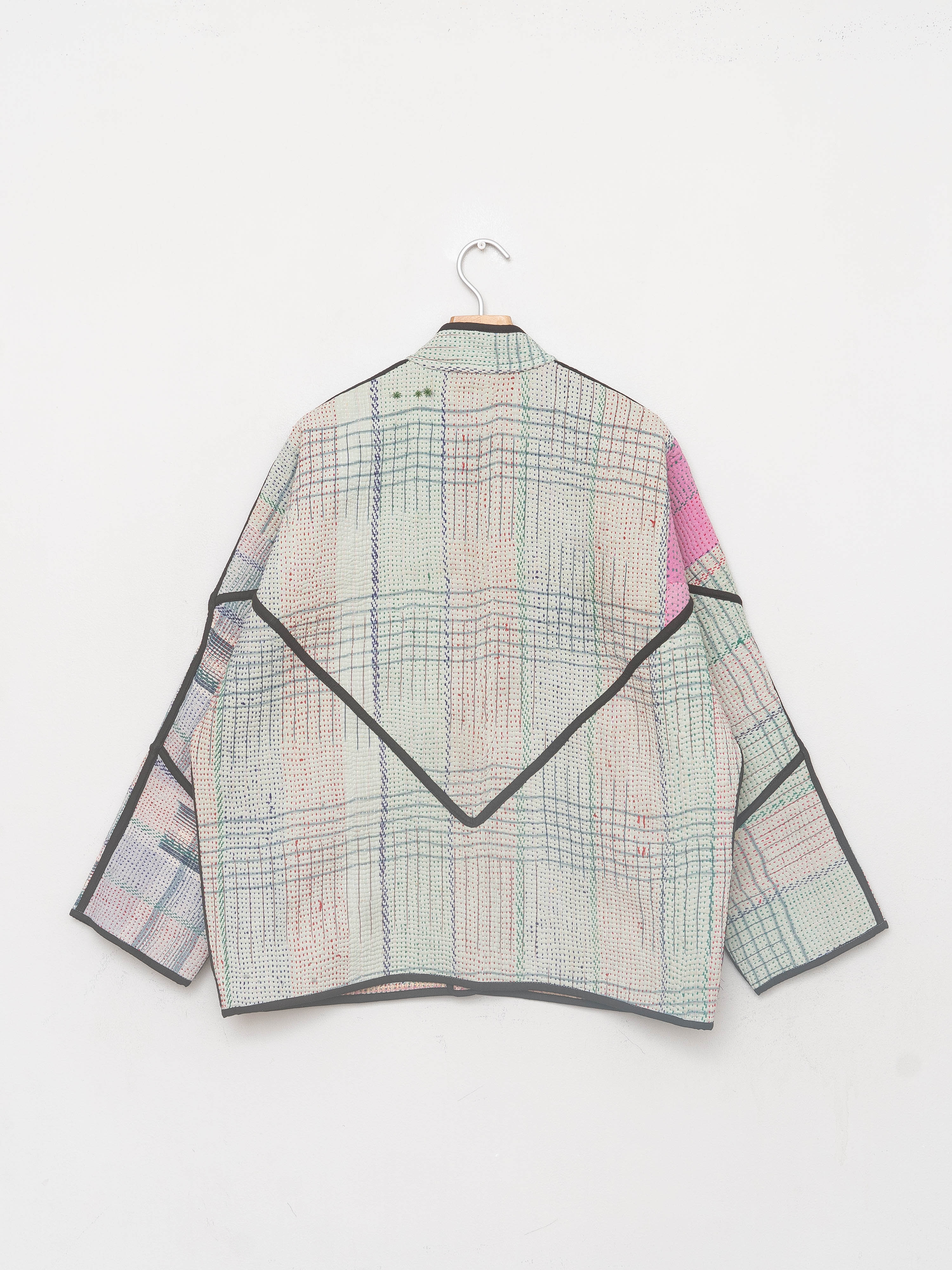 The Ladhiya Quilted Patchwork Kantha Jacket