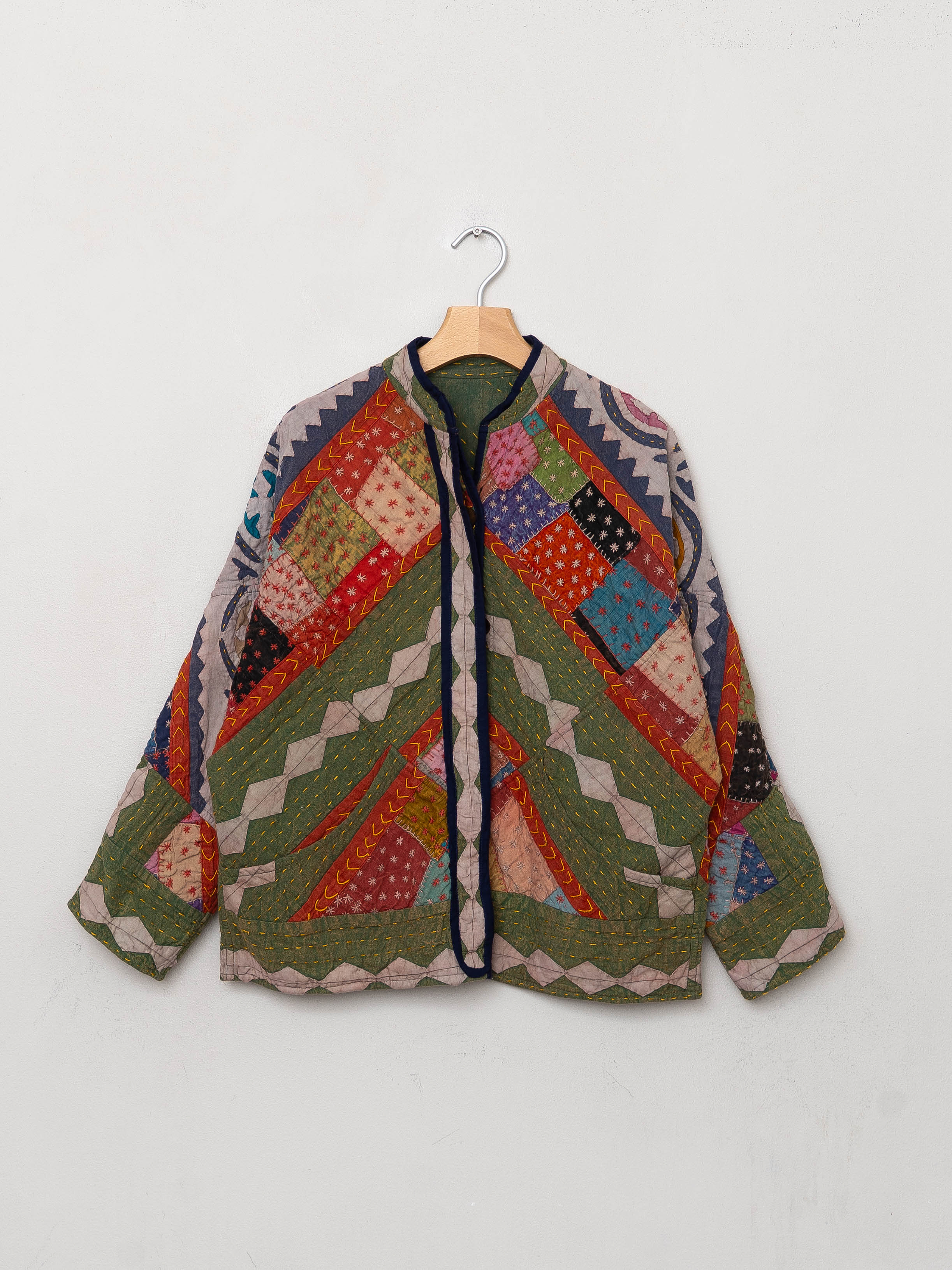 The Ladhiya Petite Suzani Cut Out Kantha Jacket