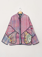 The Ladhiya Suzani Quilted Kantha Jacket