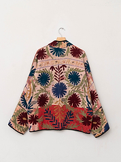 The Ladhiya Suzani Quilted Kantha Jacket