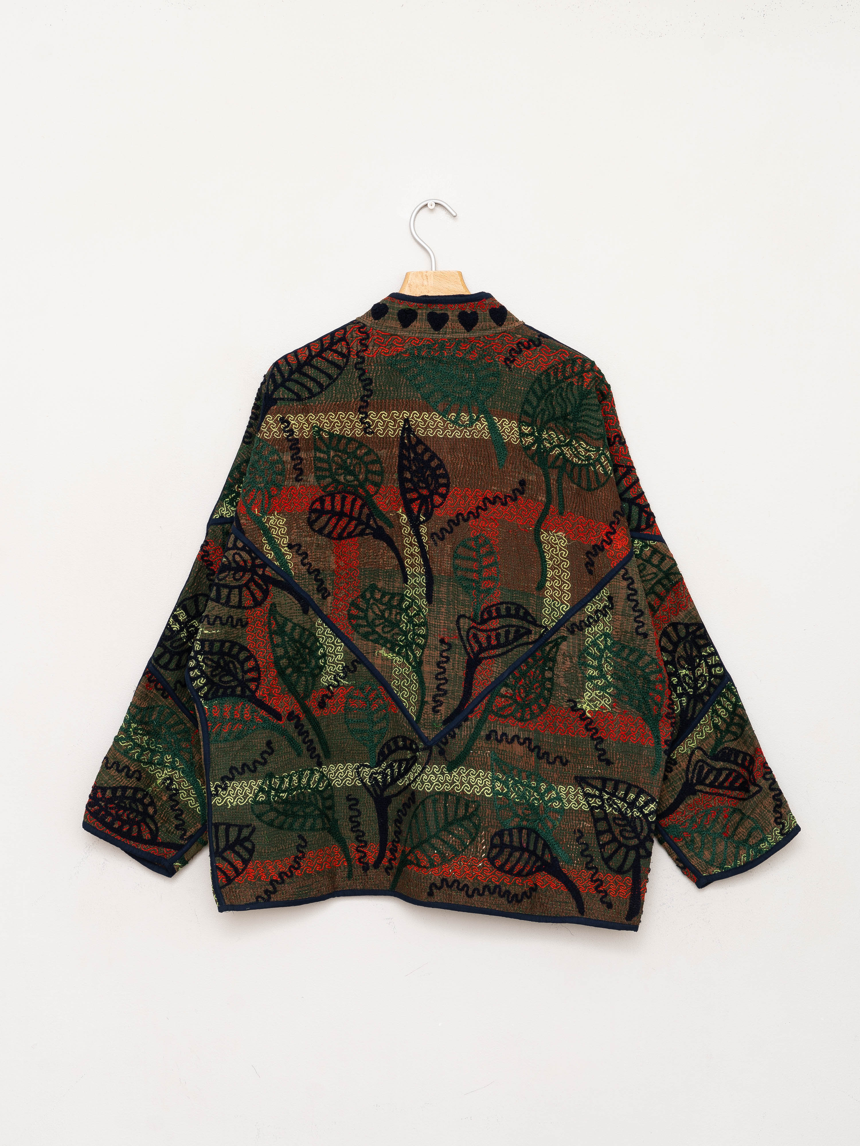 The Ladhiya Quilted Suzani Kantha Jacket