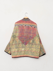 The Ladhiya Quilted Patchwork Kantha Jacket