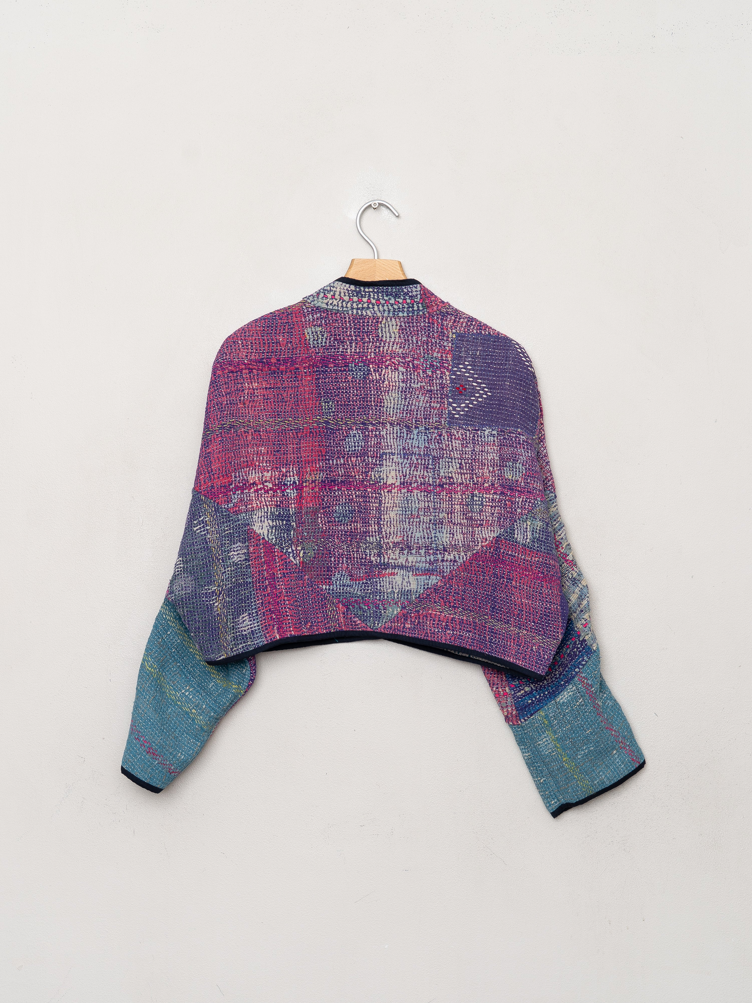 The Kaira Cropped Quilted Patchwork Kantha Jacket Wholesale
