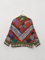 The Ladhiya Petite Suzani Cut Out Kantha Jacket