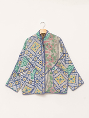 The Ladhiya Quilted Patchwork Kantha Jacket