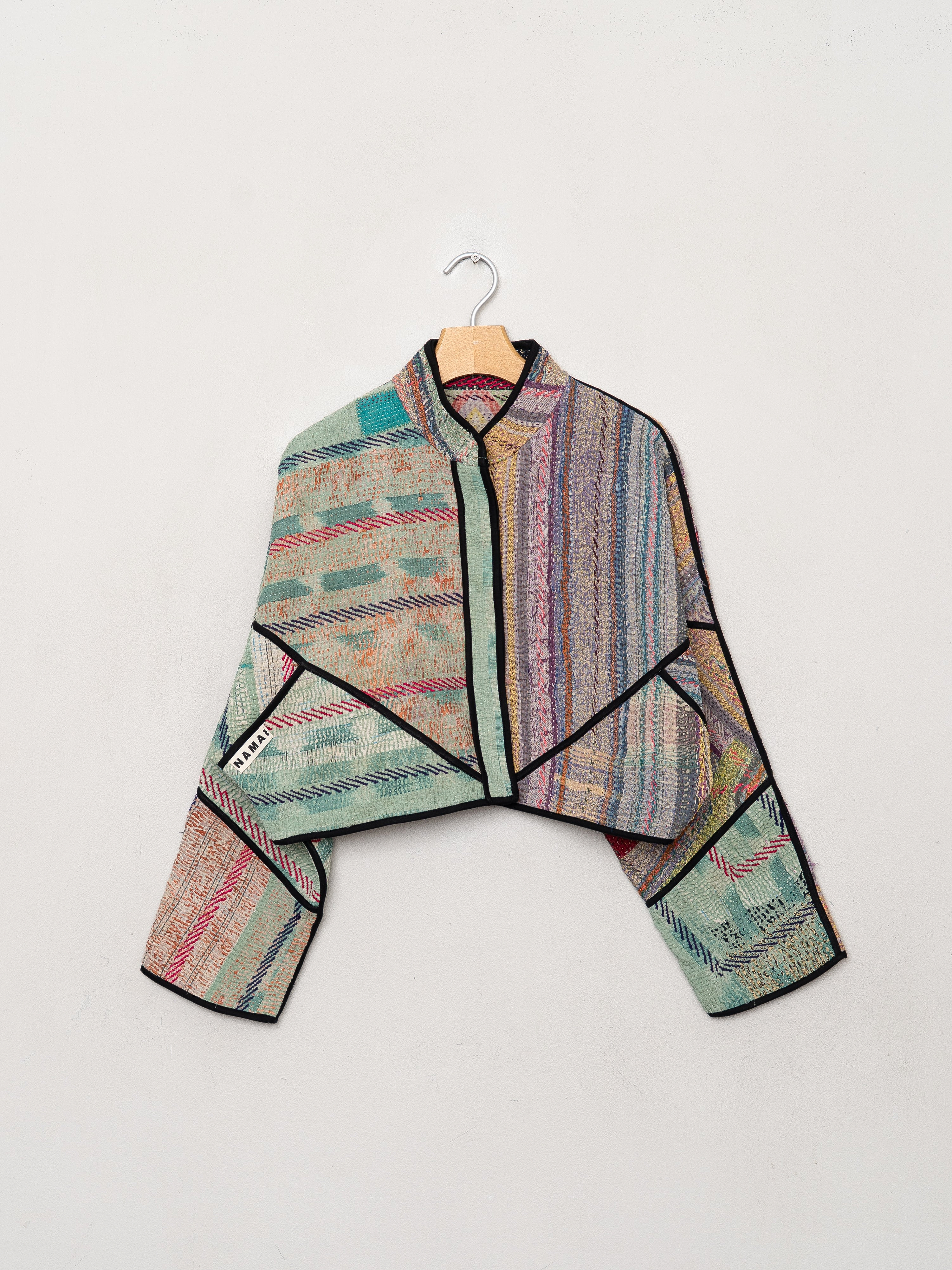 The Kaira Cropped Quilted Patchwork Kantha Jacket Wholesale