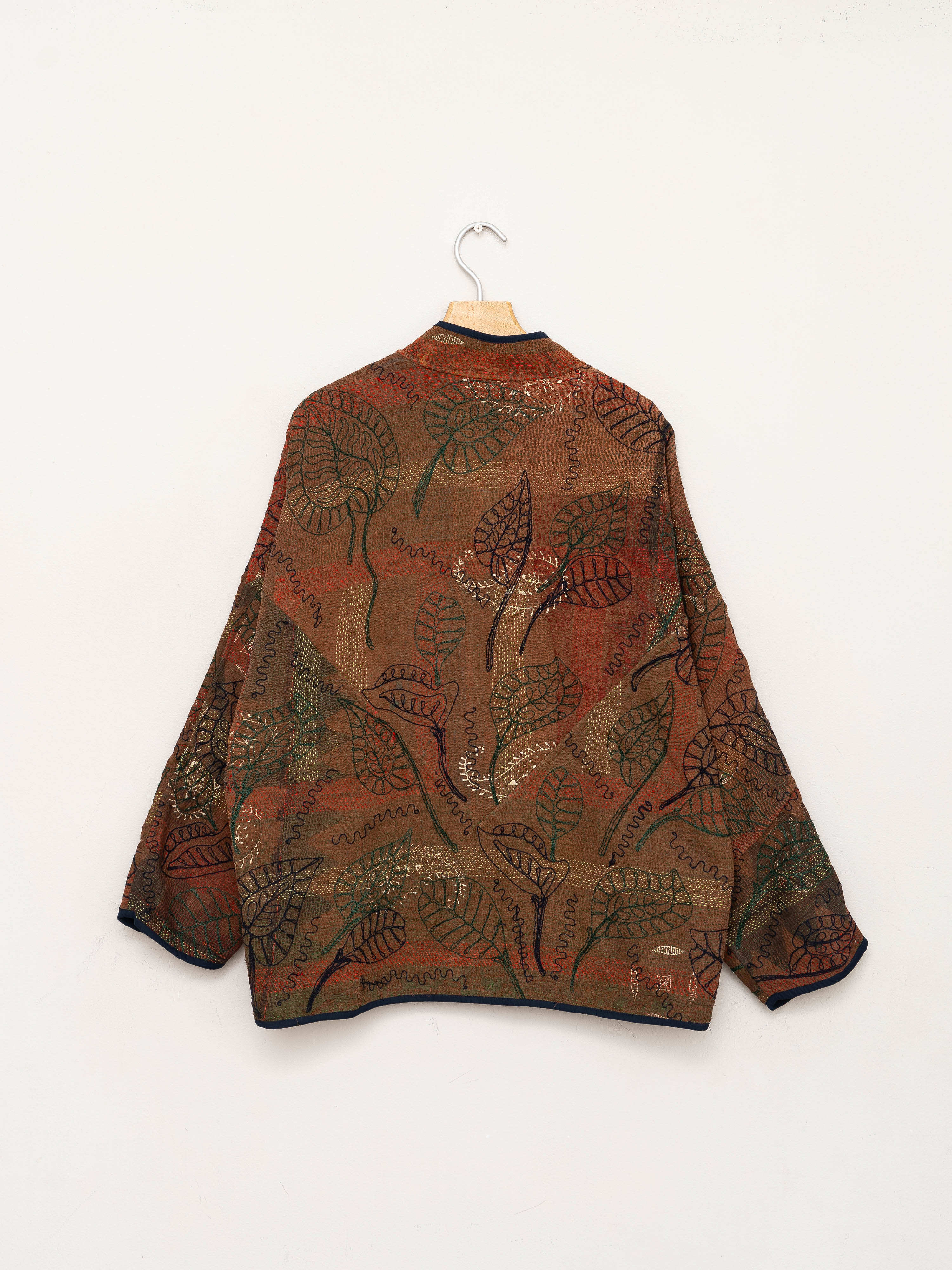 The Ladhiya Quilted Suzani Kantha Jacket