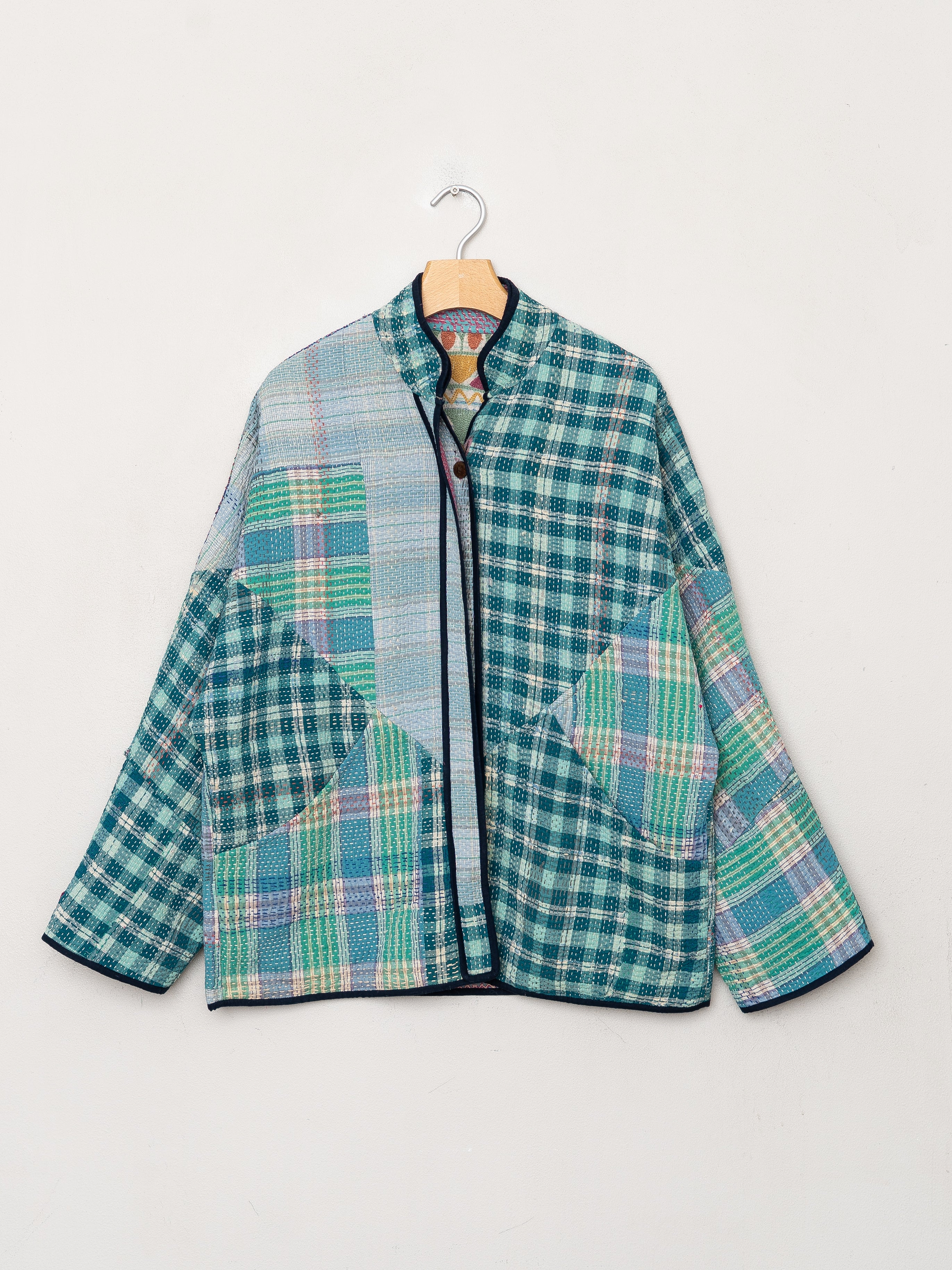 The Ladhiya Suzani Quilted Kantha Jacket