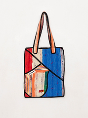 The Tarun Quilted Kantha Bag