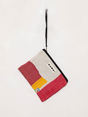 The Biju Vintage Kantha Quilted Zipper Pouch