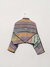 The Kaira Cropped Quilted Patchwork Kantha Jacket Wholesale
