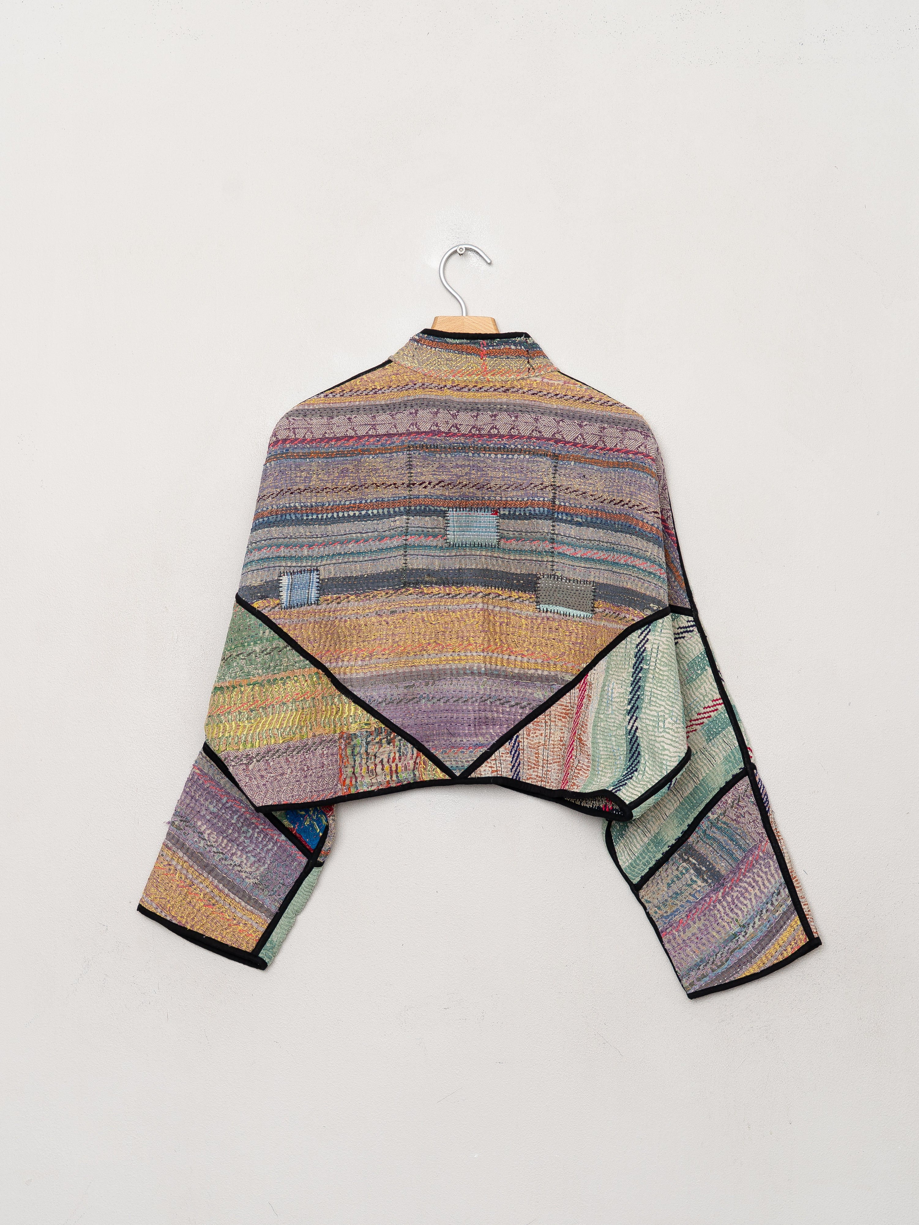 The Kaira Cropped Quilted Patchwork Kantha Jacket Wholesale