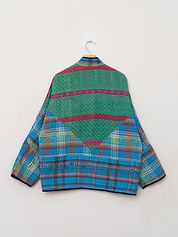 The Ladhiya Quilted Patchwork Kantha Jacket
