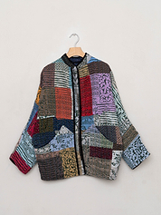 The Ishani Patchwork Ralli Quilt Jacket