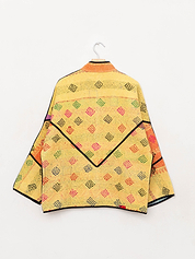 The Ladhiya Quilted Patchwork Kantha Jacket