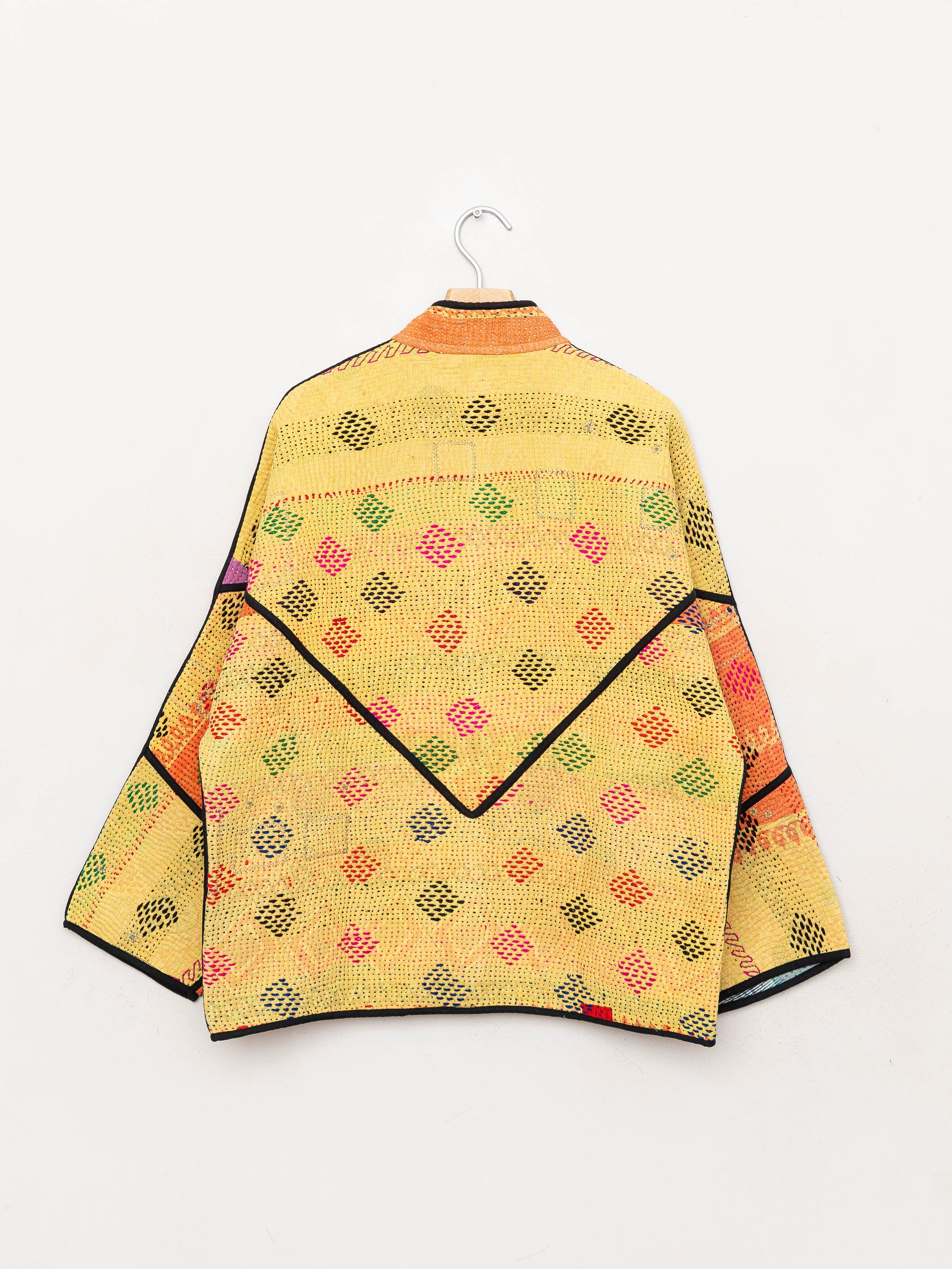 The Ladhiya Quilted Patchwork Kantha Jacket
