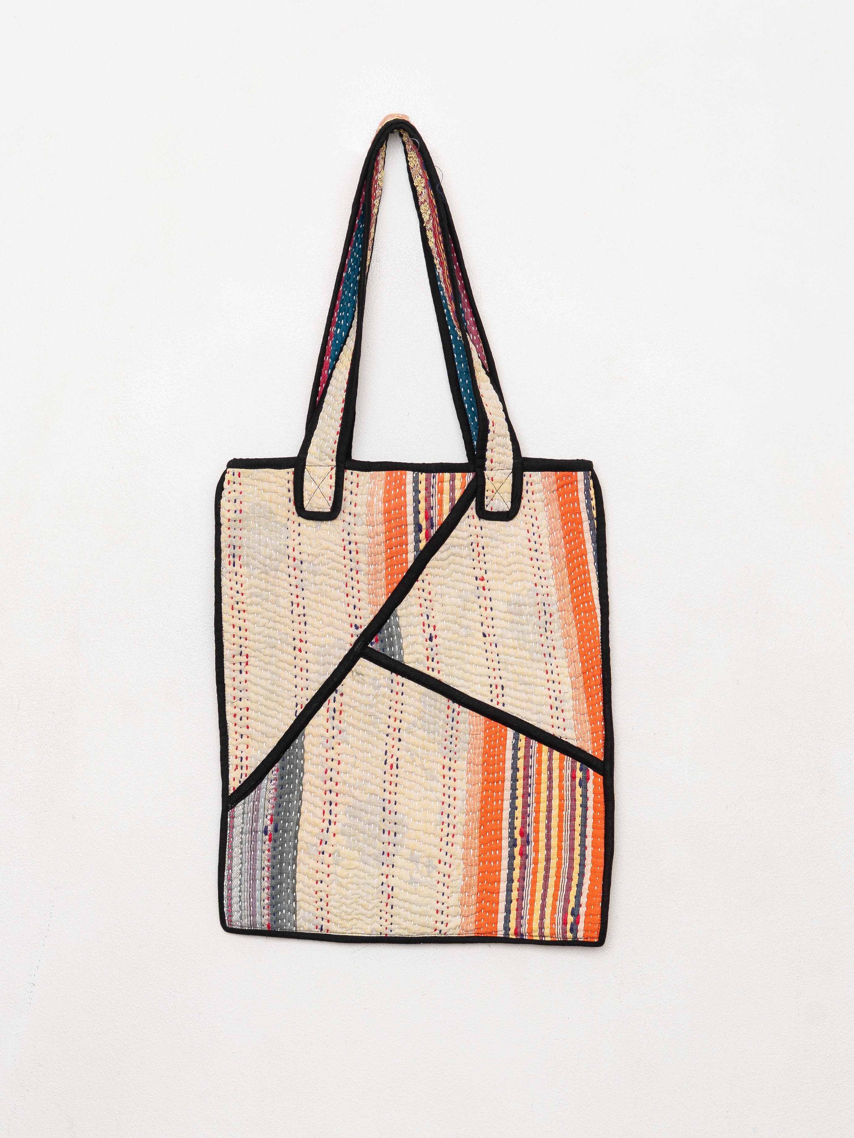 The Tarun Quilted Kantha Bag