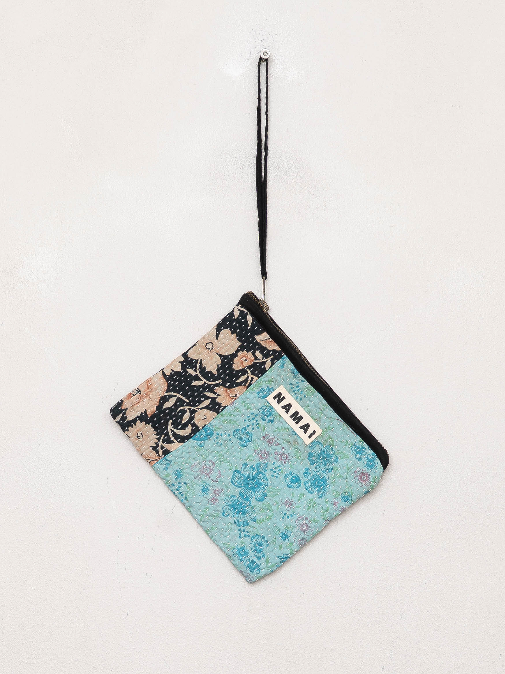 The Biju Vintage Kantha Quilted Zipper Pouch