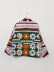 The Ladhiya Petite Suzani Cut Out Kantha Jacket