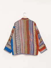 The Ladhiya Quilted Patchwork Kantha Jacket