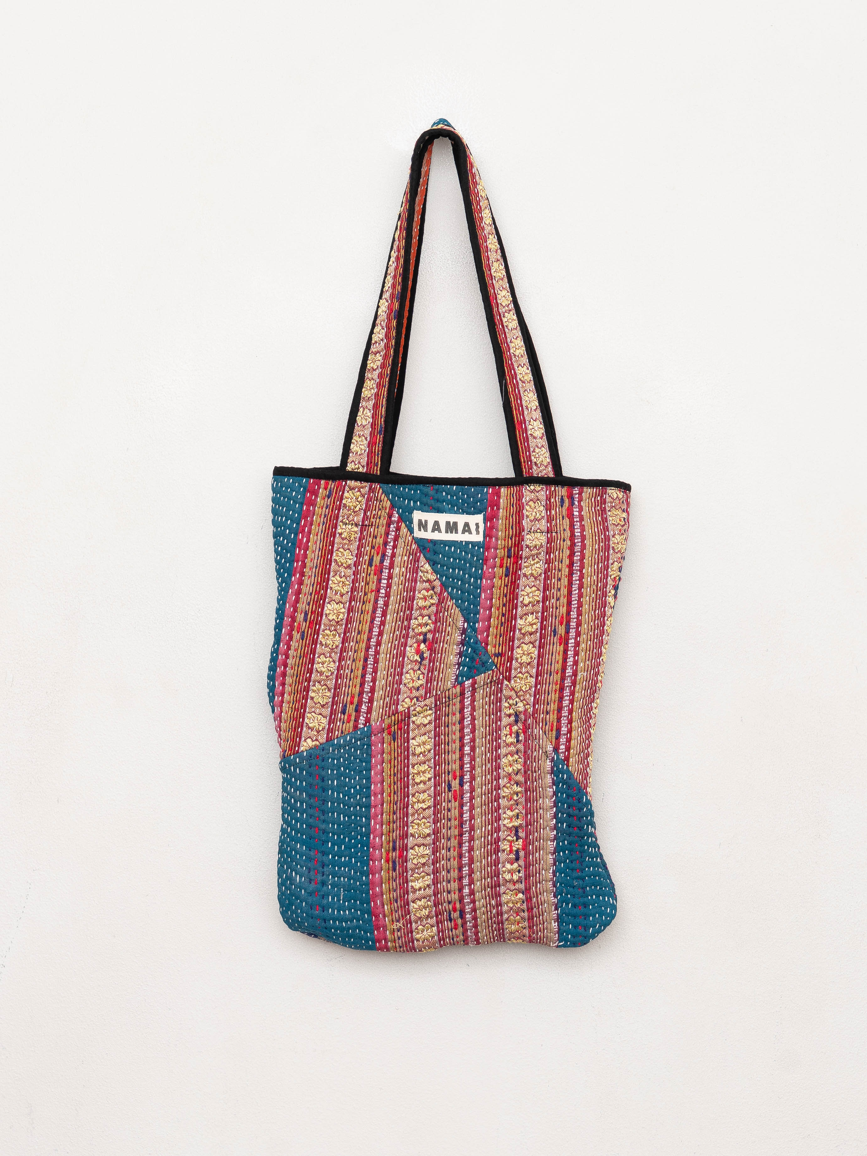 The Tarun Quilted Kantha Bag
