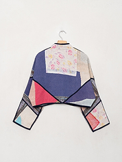 The Kaira Cropped Quilted Patchwork Kantha Jacket Wholesale
