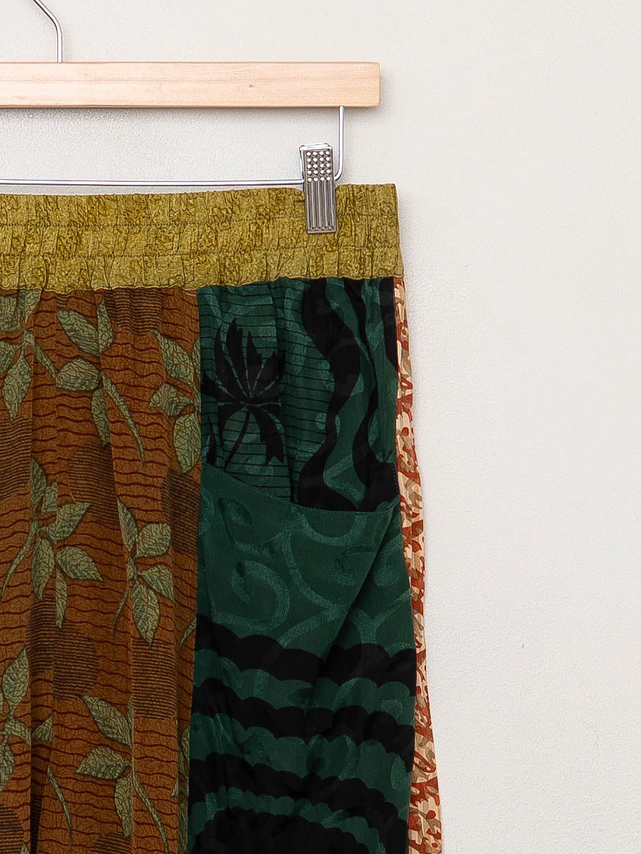 The Nayan Pant - Medium - Upcycled Silk